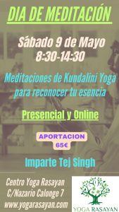Lee más sobre el artículo Dia de Meditación 9 de Mayo de 8:30-14:30