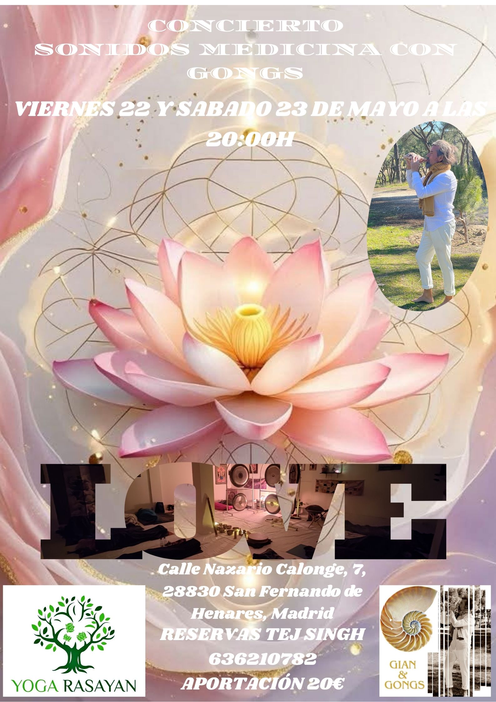 En este momento estás viendo Baños de Gong,s Viernes 22 y Sábado 23 de Mayo a las 20:00